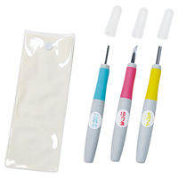 道刃物工業 ゴムハン彫刻刀3本組Sタイプ02-4484 02-4484 1セット(3本組)×3（直送品）