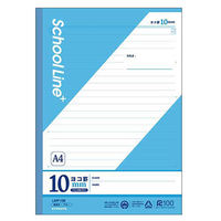 キョクトウ スクールラインプラスA4 Pノート10mmヨコ罫 LAPP10B 1セット(5冊)（直送品）