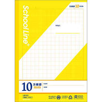 キョクトウ スクールラインプラス 10mm方眼罫 LSP10Y 1セット(5冊)（直送品）
