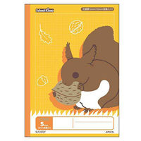 アピカ スクールキッズ 5mm方眼罫 SLS105Y 1セット(5冊)（直送品）