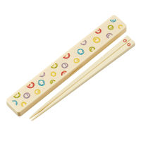 スケーター 箸箱セット 抗菌 箸 18cm 木目スリム カラフルふくろう 409312 1個（直送品）