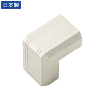 サンワサプライ  CA-KK22MW用ケーブルカバー（幅22mm、出角、ミルキーホワイト） CA-KK22MWD（直送品）