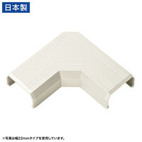 サンワサプライ  CA-KK17MW用ケーブルカバー（幅17mm、L型、ミルキーホワイト） CA-KK17MWL（直送品）