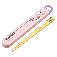 スケーター 箸箱セット 抗菌食洗機対応箸箱セット スヌーピー 80sカフェ 451436 1個（直送品）