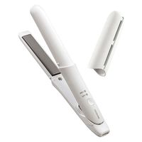 小泉成器 USB給電式ストレートアイロン KHS-8560/W 1台