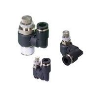 コガネイ クリーン機器クイック継手付スピードコントローラ CS-SS6-M5-A 1セット(4個)（直送品）