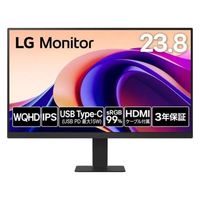 【美品】LG 23.8インチ モニター WQHD解像度 HDR対応モニター LG Electronics Japan 23.8インチ 液晶ディスプレイ(2560x1440