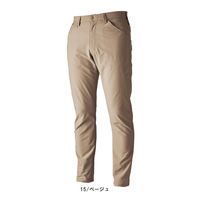 TS DESIGN エコハイブリッドダブルクロスパンツ M ベージュ 4612 1着（直送品）