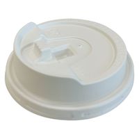 日本デキシー 断熱カップ 400ml（14オンス）用フタ 白 1箱（1000個：50個入×20袋）