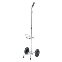 松吉医科器械 ボンベカート (500リットルボンベ用) 医療病院介護 1210 1台