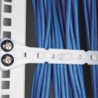 PANDUIT 水平型ケーブル固定具 難燃性白 5個入 PPF2S-S25-V69 1セット(50個:5個×10袋)（直送品）