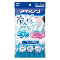 白元アース アイスノン 冷んやりタオル 1袋（1枚×5包入）