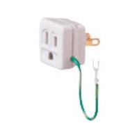 パナソニック Panasonic パソコン電源変換アダプタ接地15A用極有 WH2891P 1個 144-6842（直送品）