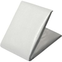 萩原工業 萩原 ターピー 遮熱 軽トラックシート スノーテックス パールホワイト/シルバー 1.74m×2.1m KT1-STX 1枚（直送品）