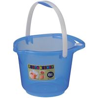 ヒマラヤ化学工業所 ヒマラヤ化学 フェスタ バケツ クリア 6033 8型 クリアブルー 603313 1個 334-8171（直送品）