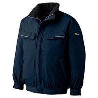 ミドリ安全 防寒服 ブルゾン 軽量 VE1027 L ネイビー 3130022205 1点（直送品）