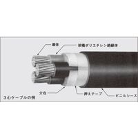 住電日立ケーブル 600V CV 4cX3.5SQ 98m物 CV4X3.5_HST/98 1本