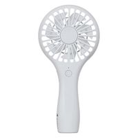 ライフオンプロダクツ 軽量スリムハンディファン リリーホワイト LCAF015-LW 1台