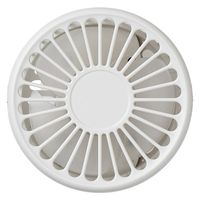 ライフオンプロダクツ ハンズフリー5WAYミニファン リリーホワイト LCAF024-LW 1台