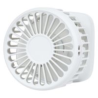 ライフオンプロダクツ カラビナリール付手のひらファン リリーホワイト LCAF025-LW 1台