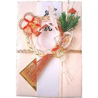 スズキ紙工 金封 結婚祝い 大金封 鶴 ピンク ス-6212 1枚