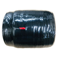 まつうら工業 ケーブル縛りひも 4mmX200m 黒 ボビン巻 CABLE-CORD-4X200BK 1巻