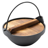 武田コーポレーション 一人用いろり鍋 15cm IRO23-15BK 1個