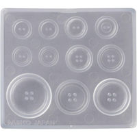 パジコ UVレジン ソフトモールド ボタン 40177 PDC404177 1個