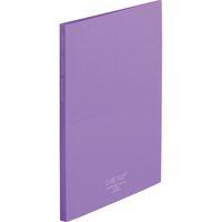 リヒトラブ CUBE FIZZ クリヤーブック<スタンド式> A4S 10ポケット パープル N6002-10 1冊