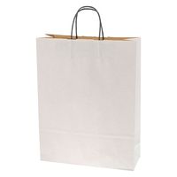 シモジマ 手提げ紙袋 25チャームバッグ 2才 エコデュオWH 4901755357110 1袋(50枚)