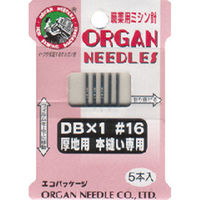 オルガン針 ORGAN NEEDLES 職業用ミシン針 DB×1 #16 厚地用本縫い専用 FDB1-16 1パック(5本)