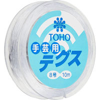 TOHO(トーホー) TOHO テグス 太さ約0.47mm×約10m巻 8号 スキ 6-11-8 1個