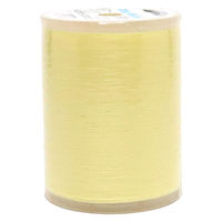 日本紐釦貿易 家庭用スパンミシン糸 60番 700m巻 ライトイエロー DKS24-202 1個