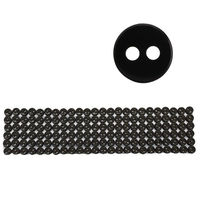 日本紐釦貿易 NBK 裏ボタン φ8mm 黒 CG8-9 1枚