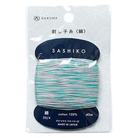 横田 DARUMA 刺し子糸<細> col.301 40mカード巻 DRM2400-301 1巻