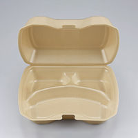 シーピー化成 弁当容器 TN-613-3 キャメル 0A30613031420 1袋(50枚)