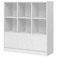 大洋 Shelfit チョイスグリッドラックCGR 幅1168×奥行416×高さ1276mm CGR 1312MD＋L扉3 WW 1台（直送品）