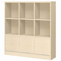 大洋 Shelfit チョイスグリッドラックCGR 幅1168×奥行296×高さ1276mm CGR 1312R＋R扉3 LN 1台（直送品）