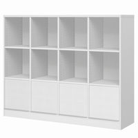 大洋 Shelfit チョイスグリッドラックCGR 幅1550×奥行416×高さ1276mm CGR 1316MD＋L扉4 WW 1台（直送品）