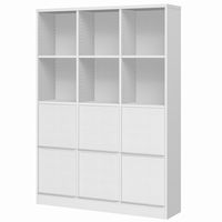 大洋 Shelfit チョイスグリッドラックCGR 幅1168×奥行296×高さ1666mm CGR 1712R＋R扉6 WW 1台（直送品）