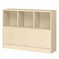 大洋 Shelfit チョイスグリッドラックCGR 幅1168×奥行296×高さ886mm CGR 9012R＋R扉3 LN 1台（直送品）