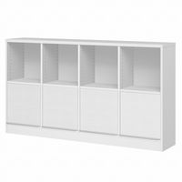 大洋 Shelfit チョイスグリッドラックCGR 幅1550×奥行296×高さ886mm CGR 9016R＋L扉4 WW 1台（直送品）