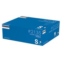 川西工業 プラスチックグローブ(粉なし)#2135 S #2135クリア 1セット(1箱×3)（直送品）