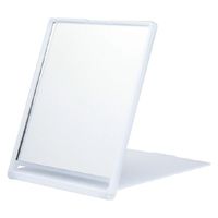 三和製作所 コンパクトミラー S ホワイト 00004907 1セット(1枚×4)（直送品）