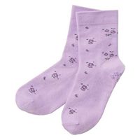 セルヴァン 名前が書ける靴下(女性用) ラベンダー 049961700 1セット(1足×3)（直送品）