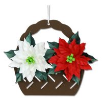 藤久 立体切り絵 花かご飾りキット ポインセチア 0540221 1セット（直送品）