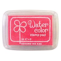 こどものかお 紙用インクパッド S 4102-033 ピンク 4101133ピンク033 1セット(1個×4)（直送品）