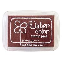 こどものかお 紙用インクパッド S 4102-065 チョコレート 4101134チョコレート065 1セット(1個×4)（直送品）