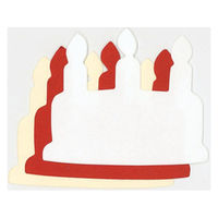 花岡 hanaoka ダイカットペーパーS ケーキ 4101851DCP ケーキS 1セット(1個×5)（直送品）