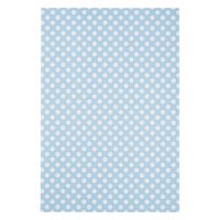 大王製紙 ドットホワイト 4ツ切20枚 うすみずいろ 1セット(2冊)（直送品）